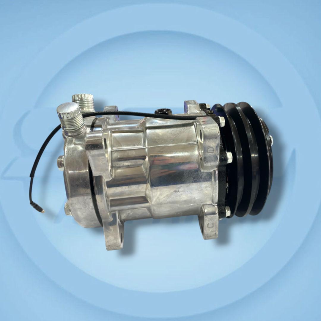 COMPRESOR AIRE ACONDICIONADO 7H15/ 2A / 12V (orejas) – TRACTOR UNIPORT 2011-