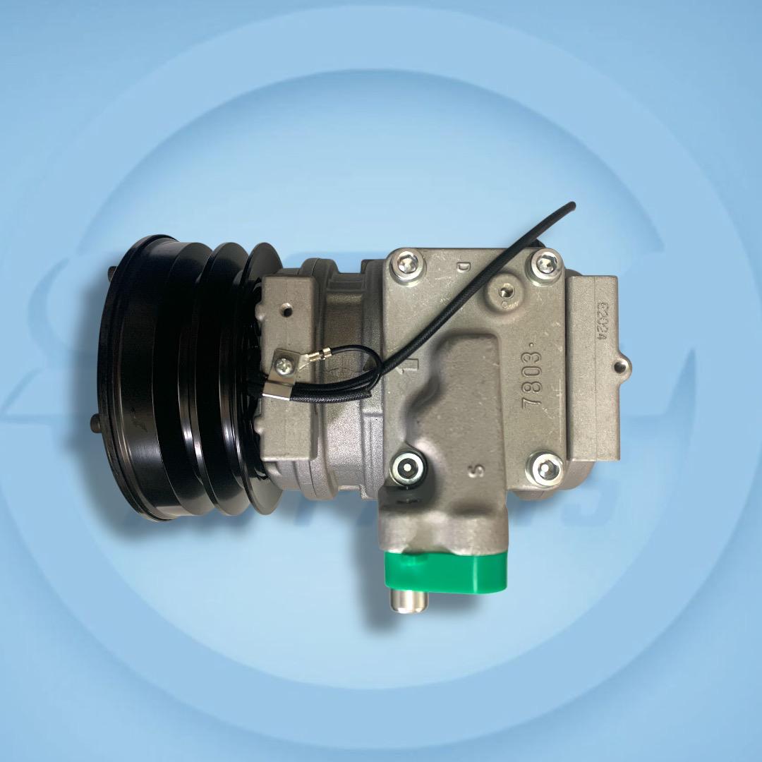 COMPRESOR AIRE ACONDICIONADO JOHN DEERE 10PA15C POLEA 2V 12V - Imagen 3