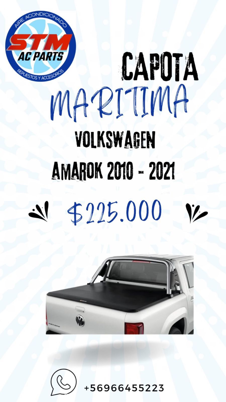 Capota maritima KEKO volkswagen amarok 2010 – 2021