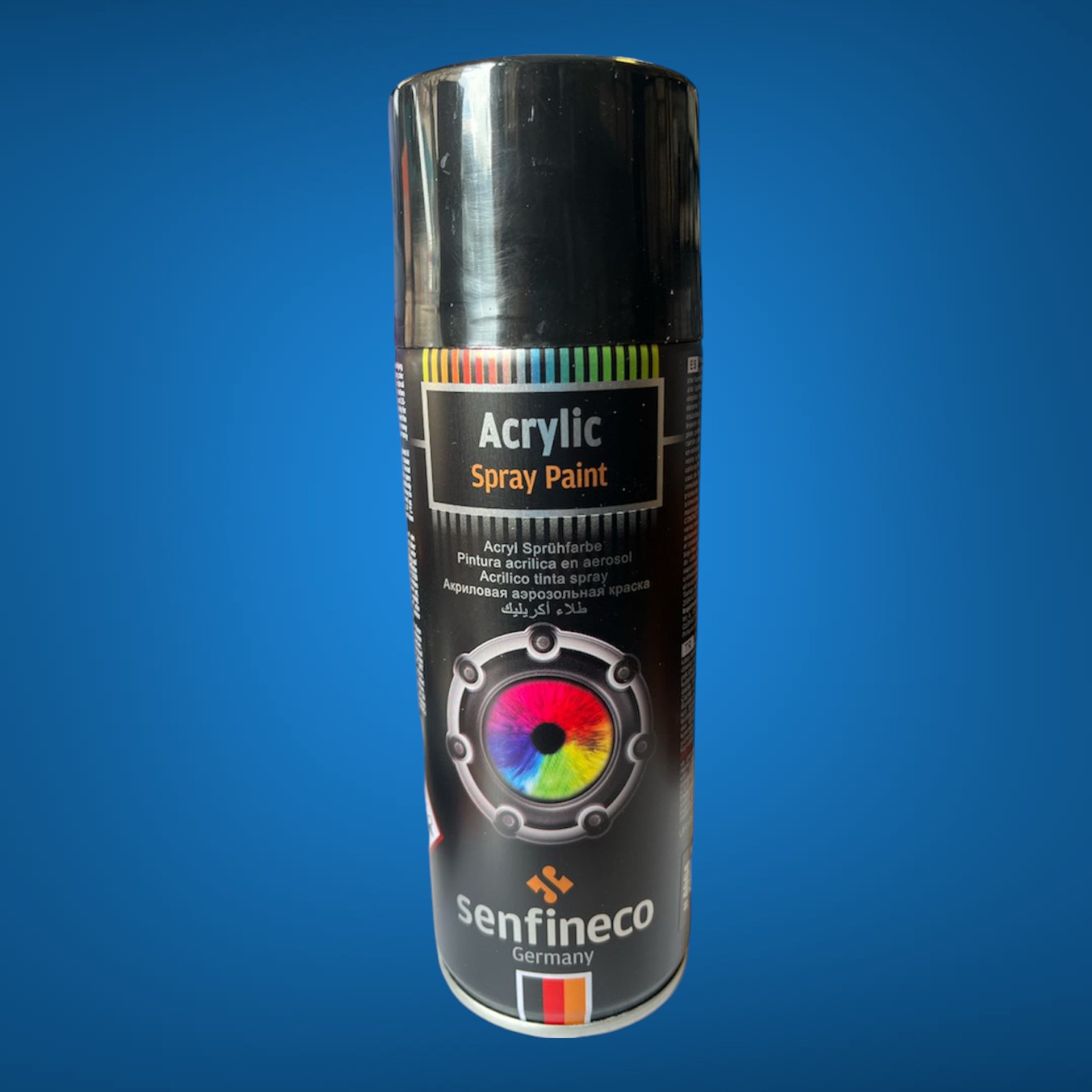 PINTURA AEROSOL NEGRO MATE ALTA TEMPERATURA 450 ML