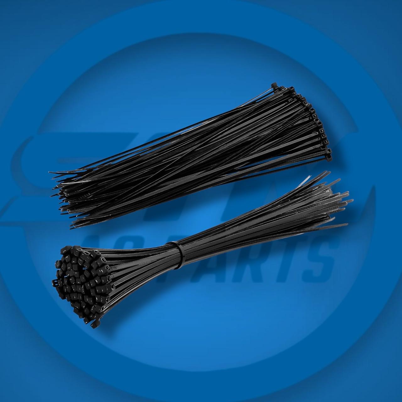 AMARRAS PLÁSTICAS COLOR NEGRO 4MMX390MM