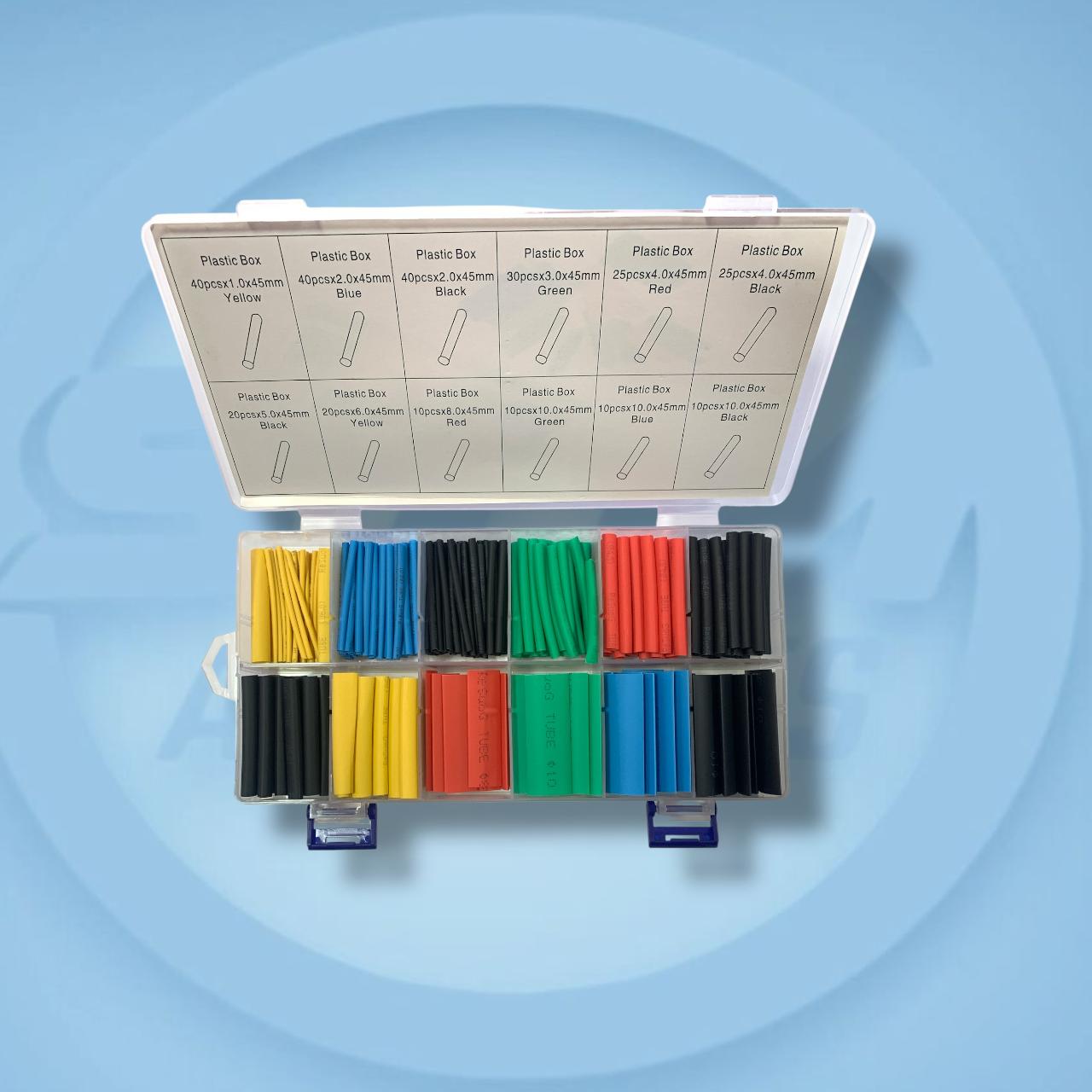 KIT DE ENVOLTURA TERMORETRÁCTIL DE AISLAMIENTO ELÉCTRICO 280 PIEZAS