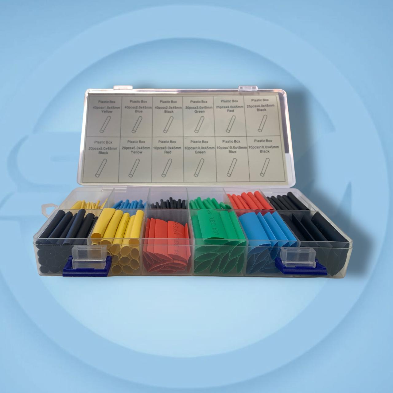KIT DE ENVOLTURA TERMORETRÁCTIL DE AISLAMIENTO ELÉCTRICO 280 PIEZAS