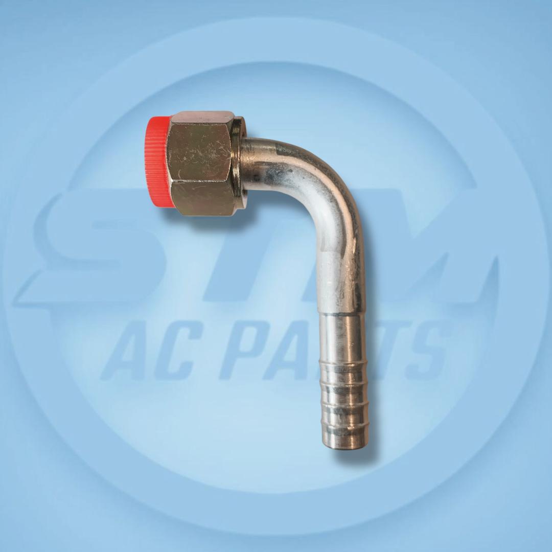 FITTING AC 90° 1/2 ROSCA HEMBRA CON O-RING (ORRING)