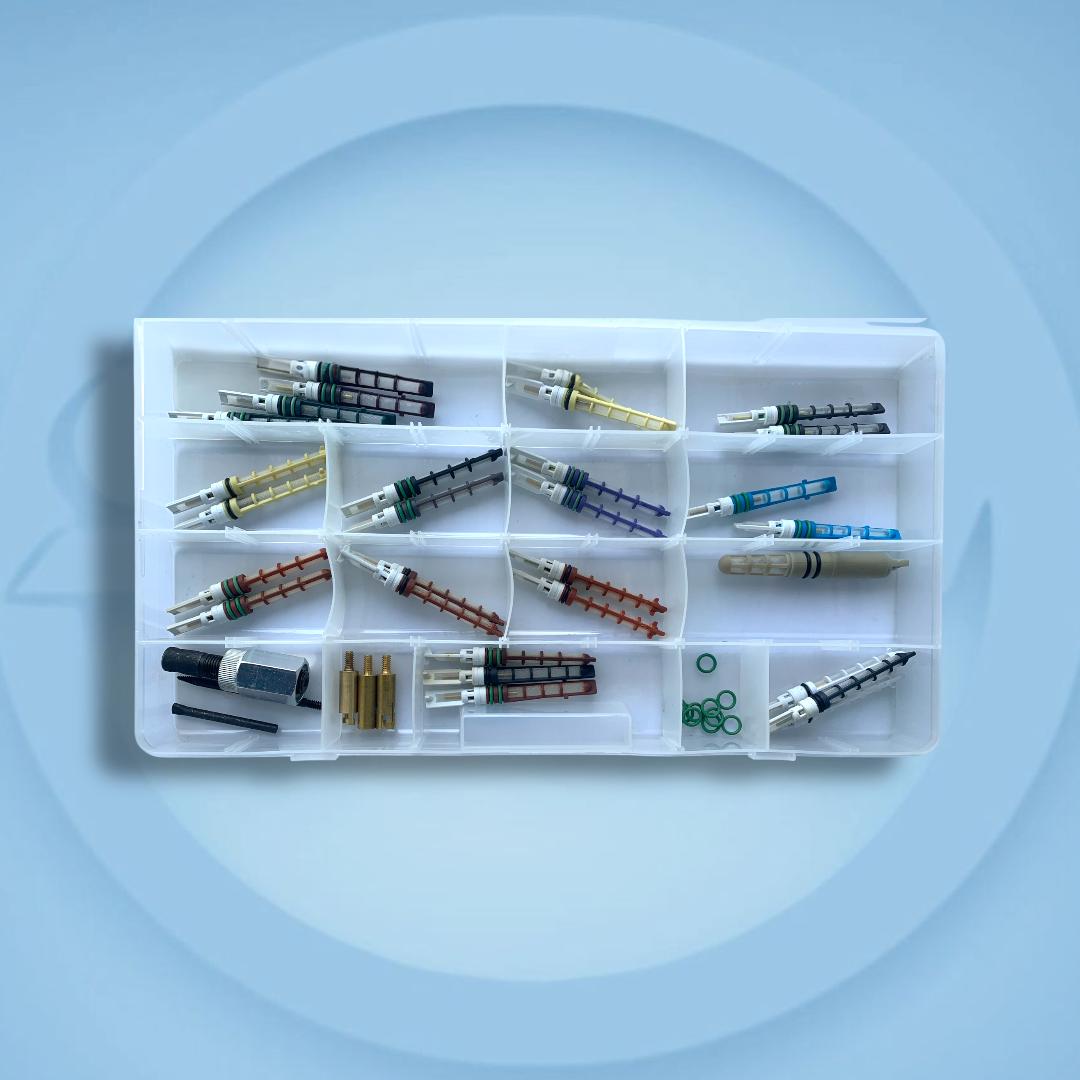 KIT VÁLVULAS DE CIGARRO/TUBOS INYECTORES-MULTIMARCA (FORD, CAT, GM Y MÁS)