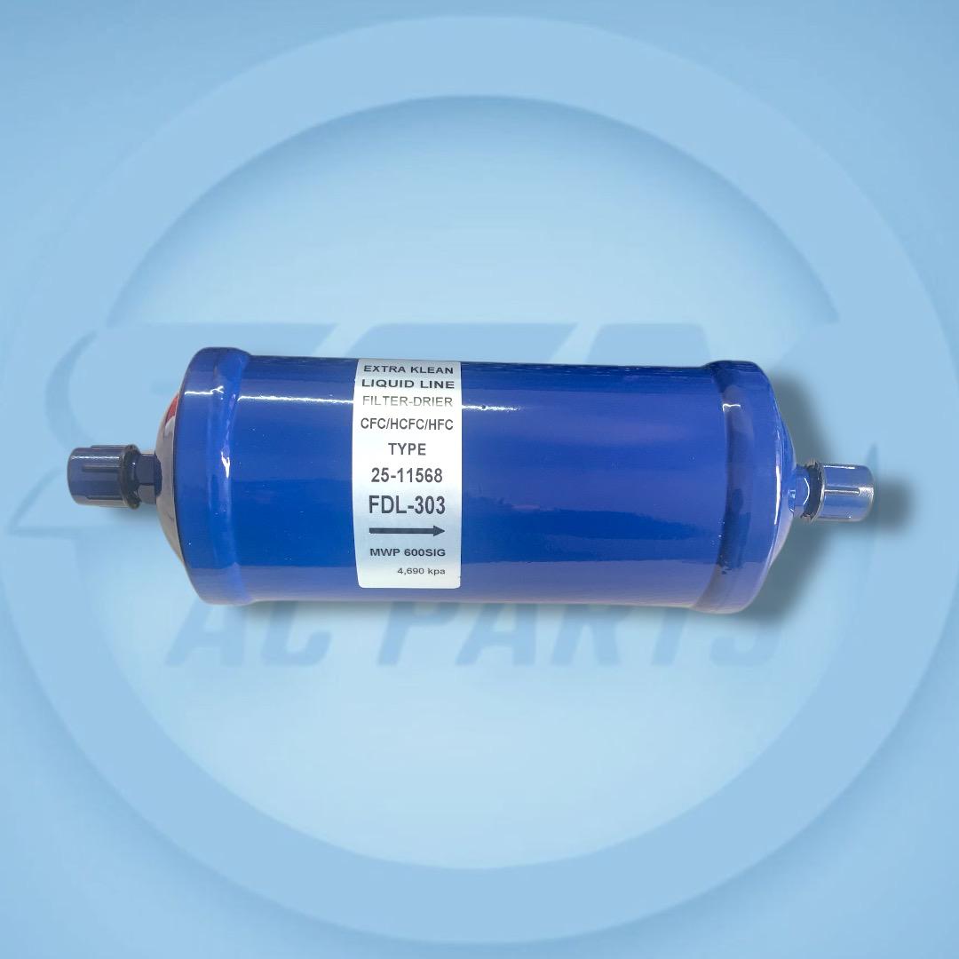 FILTRO DESHIDRATADOR PARA REFRIGERACIÓN FDL 303 3/8 3/8 CÓNICO