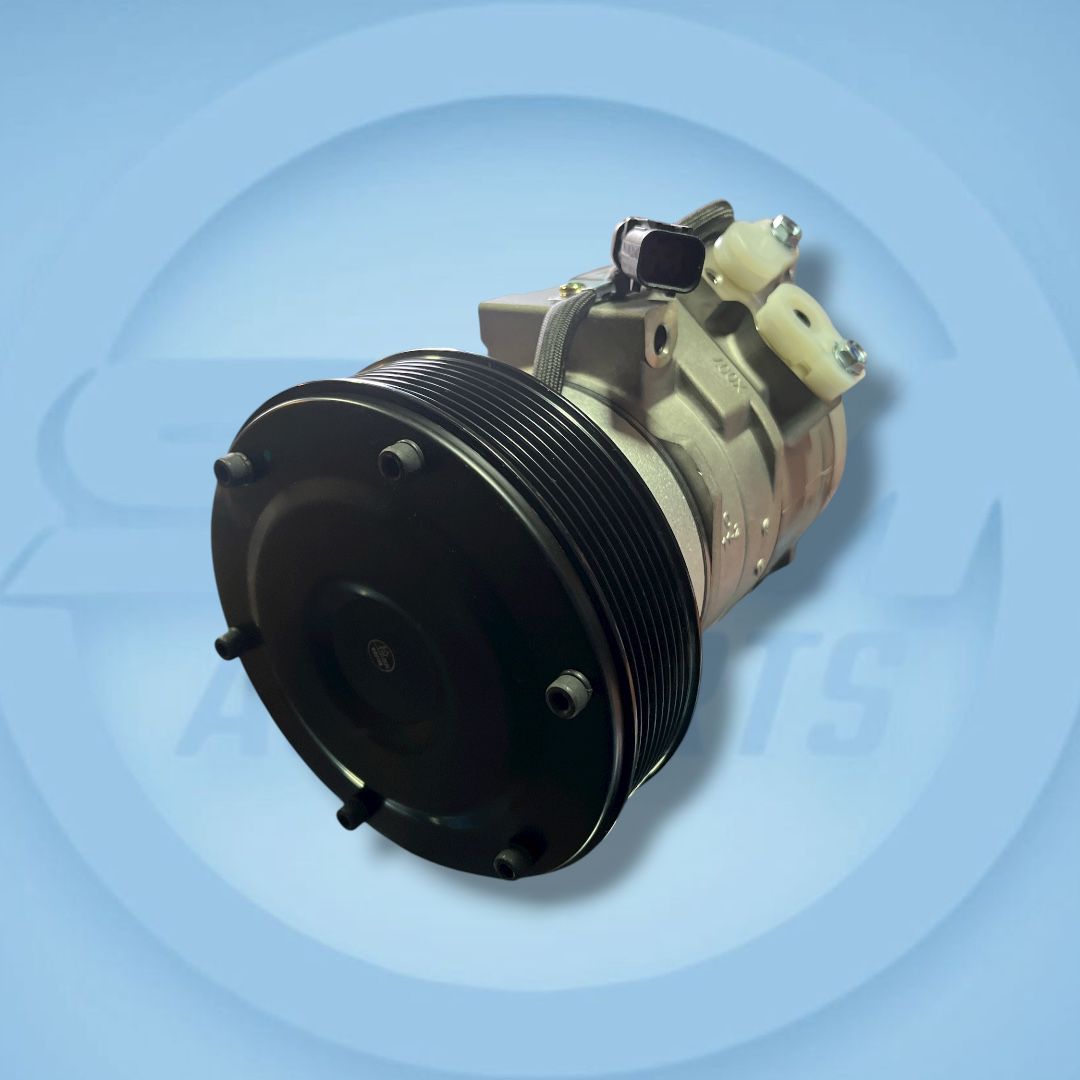 COMPRESOR DE AIRE ACONDICIONADO EXACAVADORA CATERPILLAR 320 – 8PK 24V